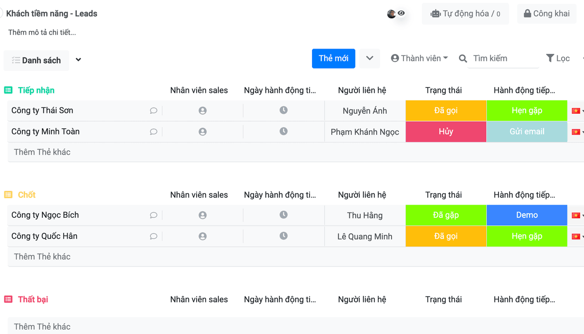 Khách hàng tiềm năng